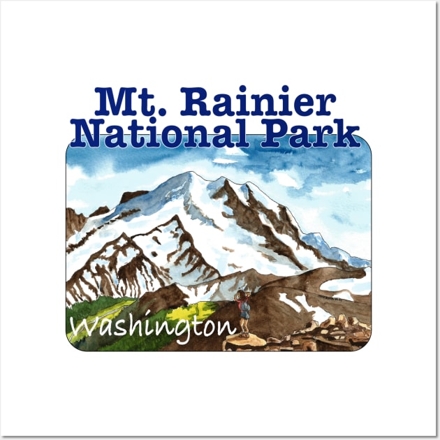 Mt. Rainier National Park, Washington Wall Art by MMcBuck